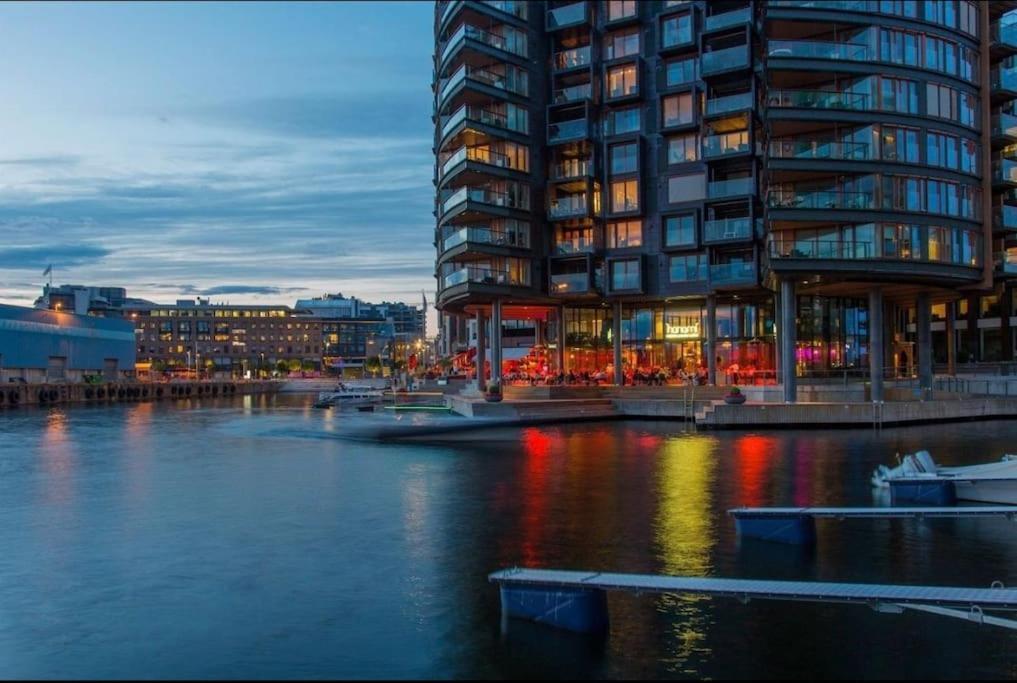 Tjuvholmen - Sjoside Hjem Lägenhet Oslo Exteriör bild