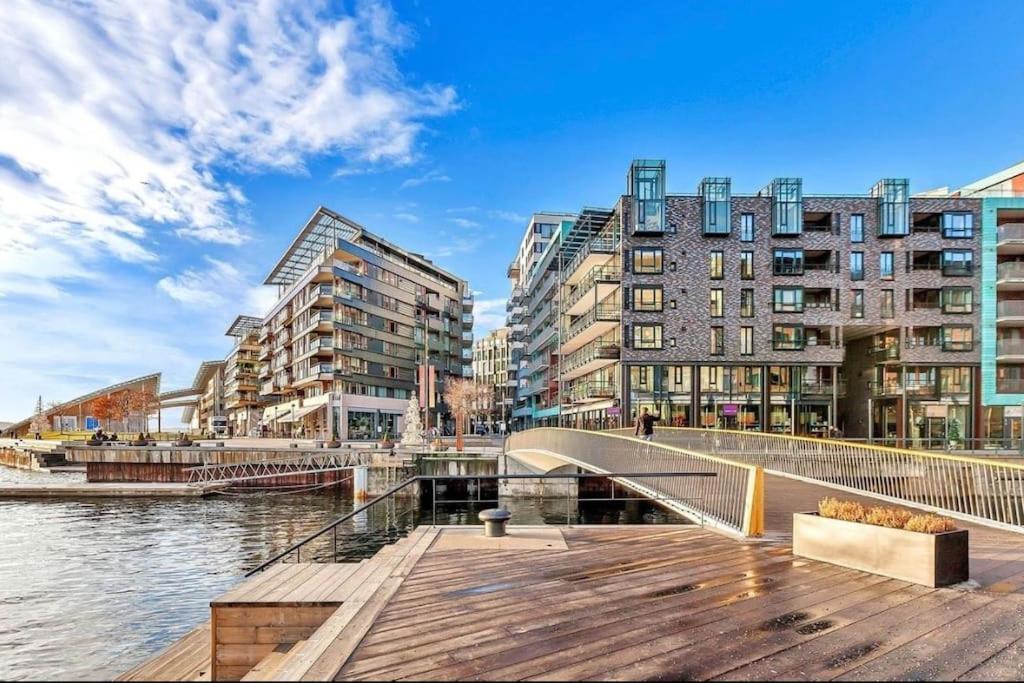 Tjuvholmen - Sjoside Hjem Lägenhet Oslo Exteriör bild
